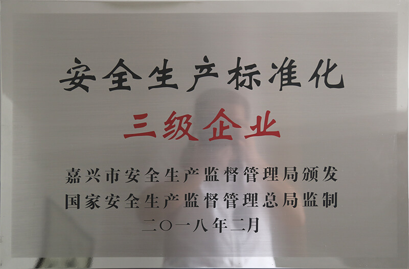 Third grade enterprise of safety production standardization